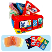 Boxie Montessori Tissue Box – Baby Sensory Pulling and Learning Toy