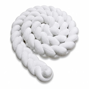 Braided Baby Crib Bumper – Soft Cotton Blend Nursery Bed Decoration