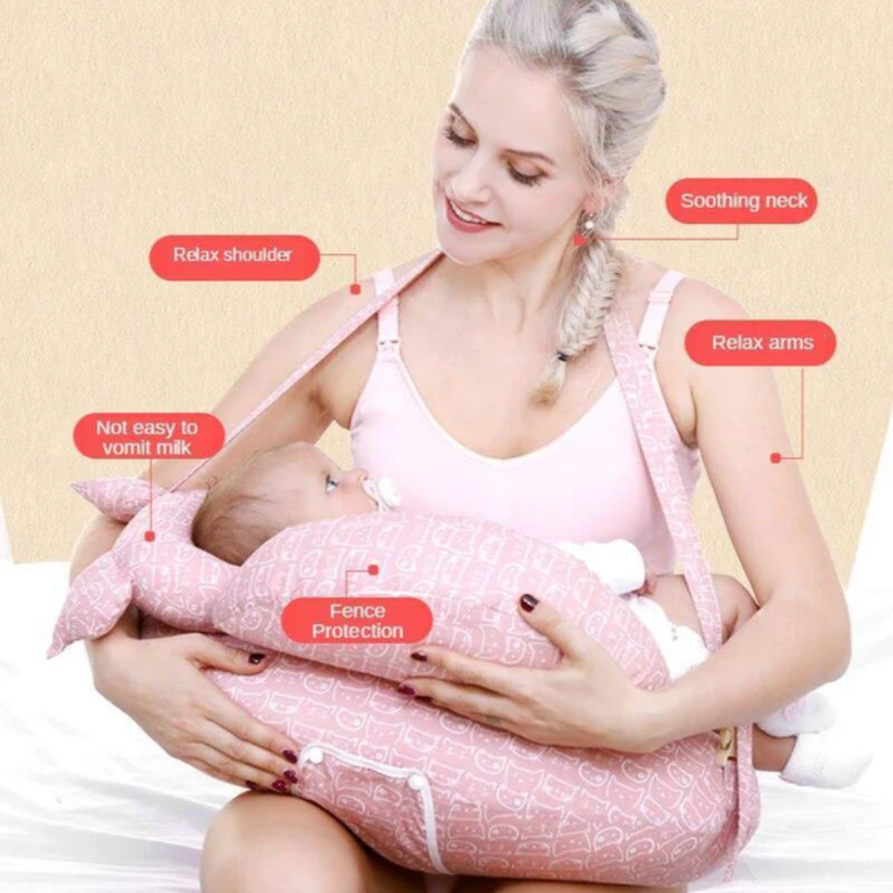 Nursing Pillow Breast feeding Support | Adjustable Strap Cushion