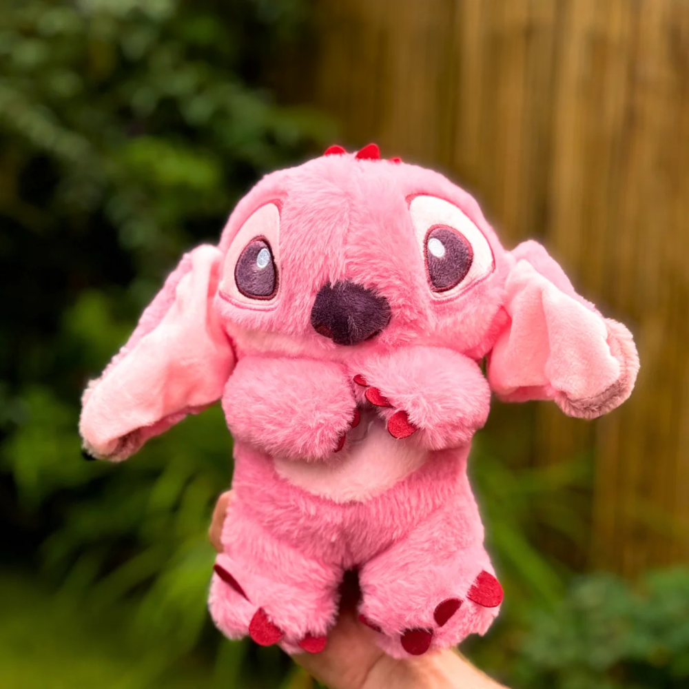 Breathing Plush Toy – Soft Pink Alien Stuffed Animal with Soothing Sounds