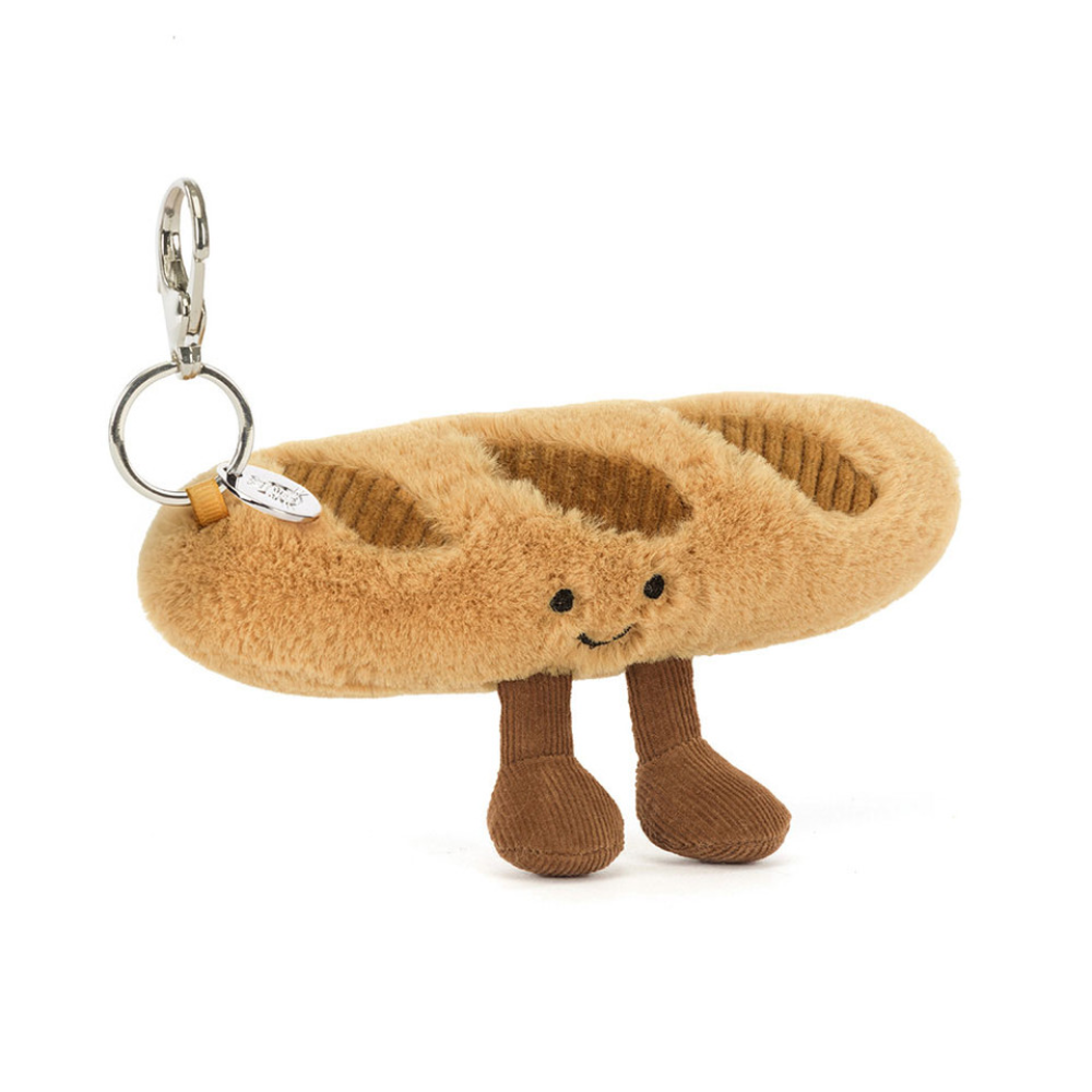 Brown Baguette Bag Charm