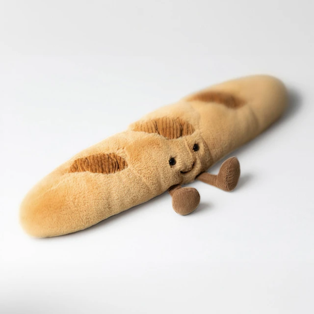 Brown Baguette Plush Toy