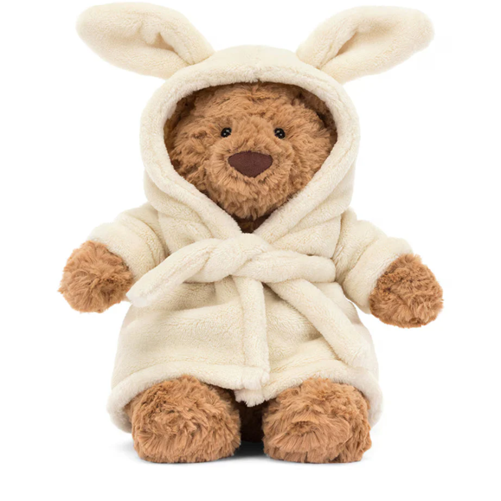 Brown Bear Bathrobe Plush Toy