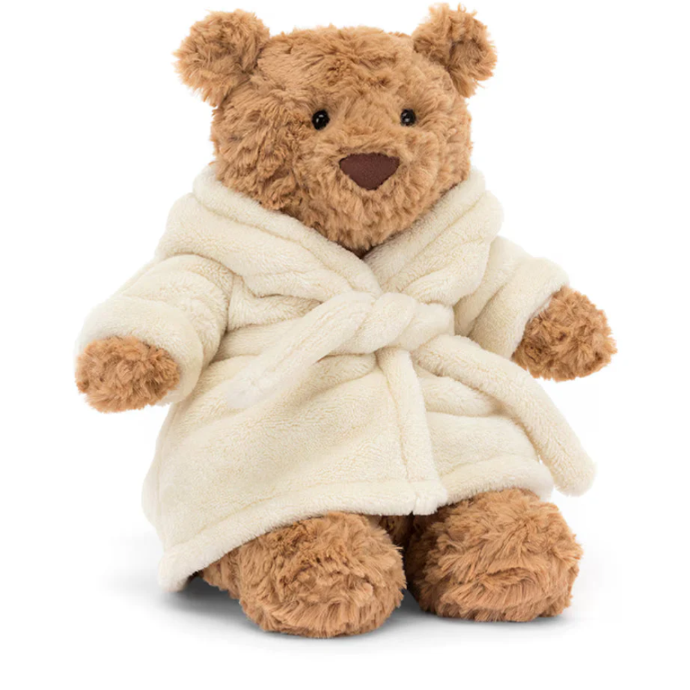 Brown Bear Bathrobe Plush Toy