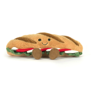 Brown Caprese Baguette Plush Toy