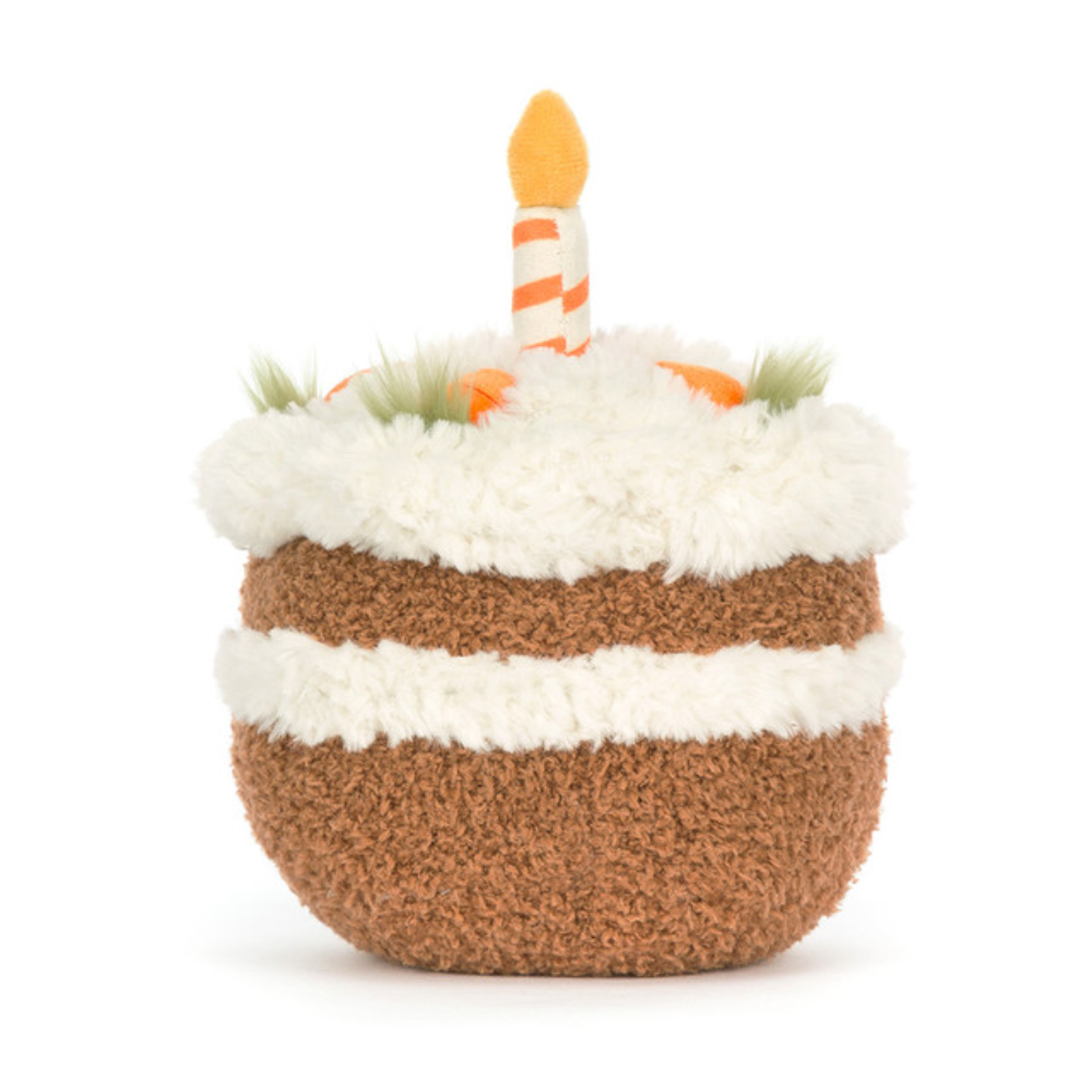 Brown Carrot Cake Plush Toy