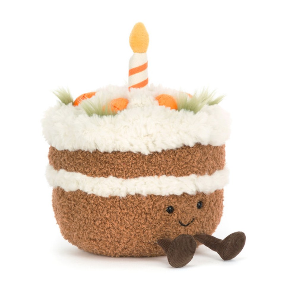 Brown Carrot Cake Plush Toy