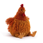 Brown Chicken Plush Toy