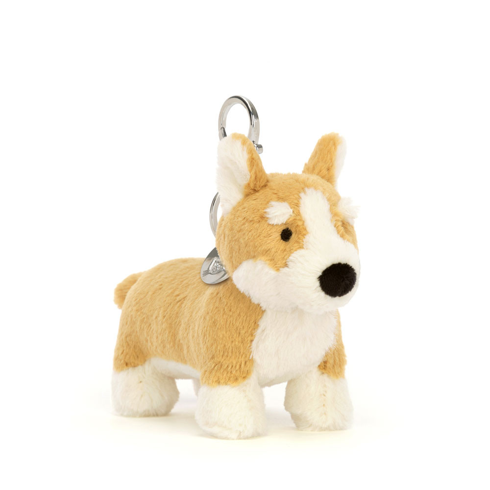 Brown Corgi Bag Charm