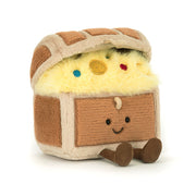Brown Treasure Chest Plush Toy