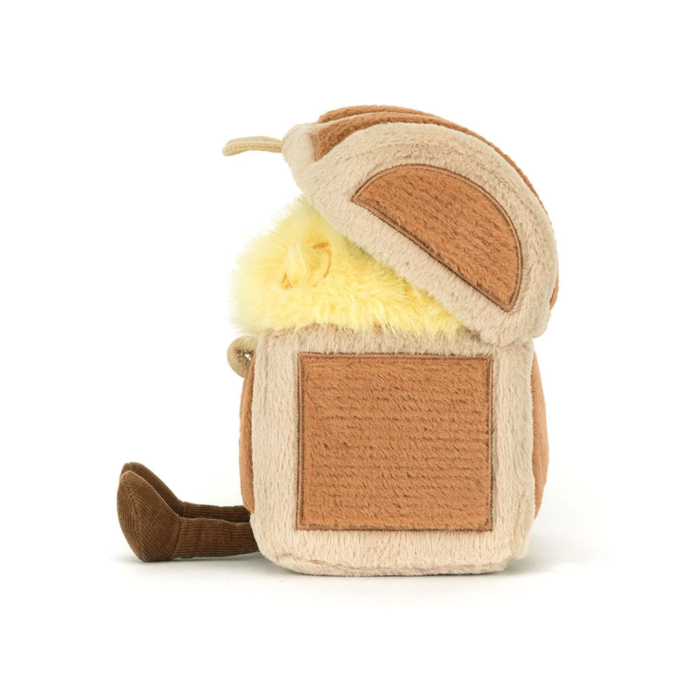 Brown Treasure Chest Plush Toy
