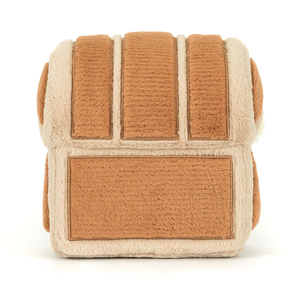 Brown Treasure Chest Plush Toy