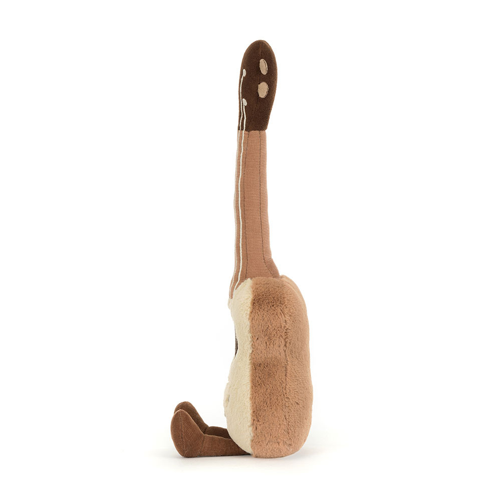 Brown Ukulele Plush Toy