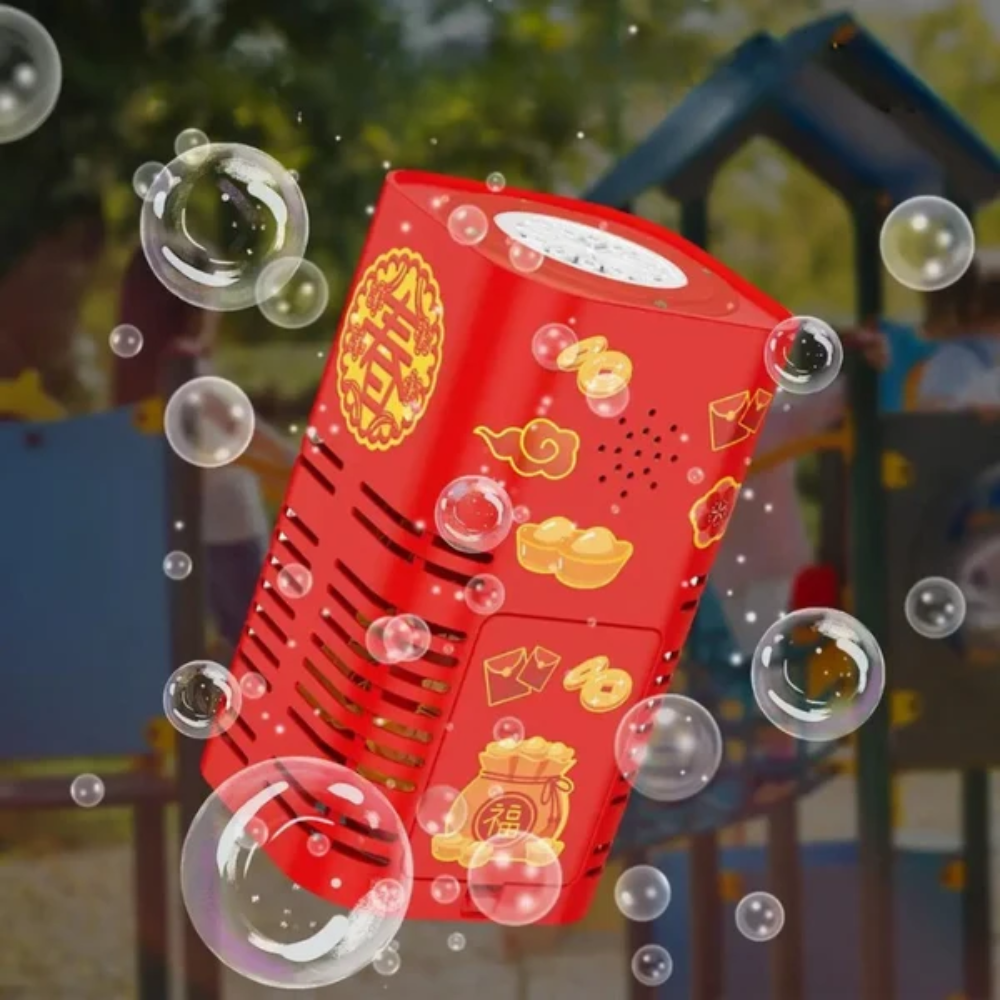 Bubble Machine – Automatic Bubble Blower with RGB Lights