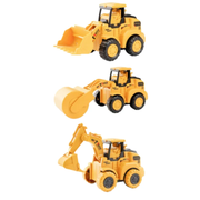 BuildPlay Kids Construction Vehicles – Interactive Push-Button Toy Trucks for Kids