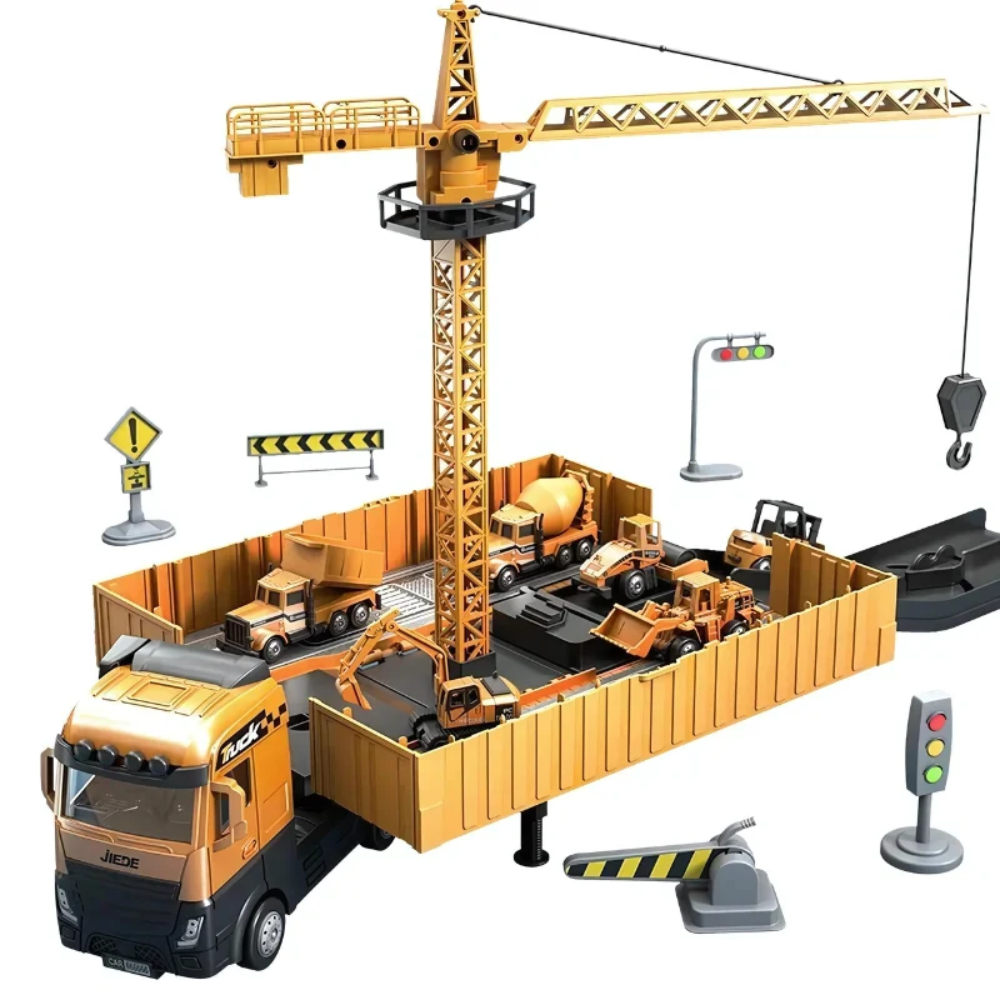 BuildRanger Transforming Construction Truck – Interactive Building Site Playset for Kids