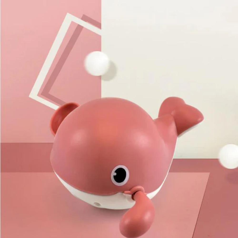 Wind Up Whale Baby Bath Toy – Floating Cartoon Animal Bath Toy for Babies