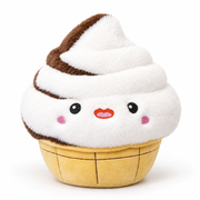 My Tiny Muffin Chocolate Swirl Ice Cream Plush Toy