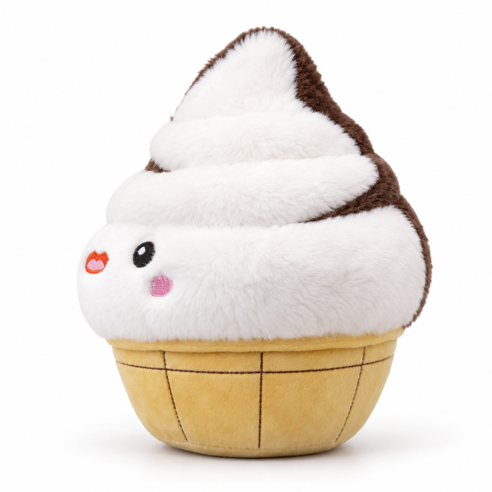 My Tiny Muffin Chocolate Swirl Ice Cream Plush Toy