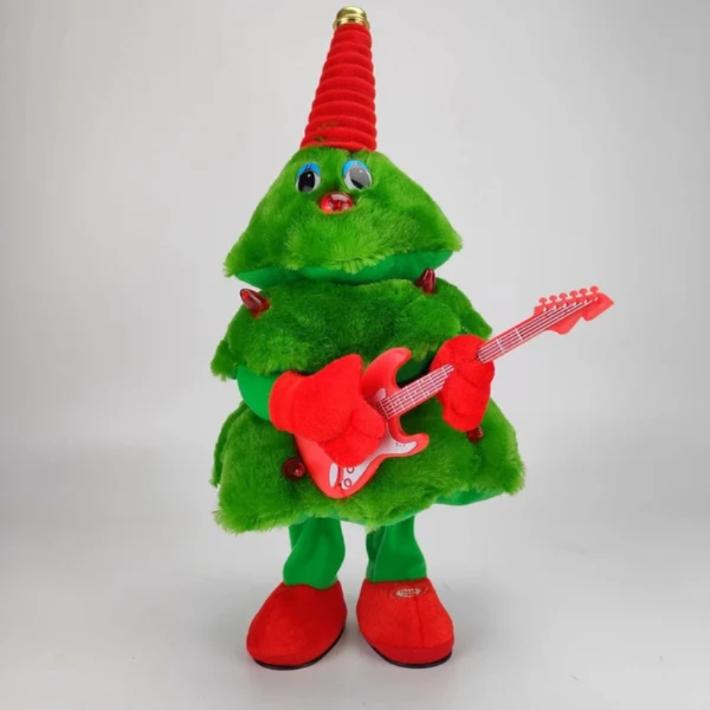 ChristmasTunes Musical Christmas Toy – Dancing Plush Decoration with LED Lights