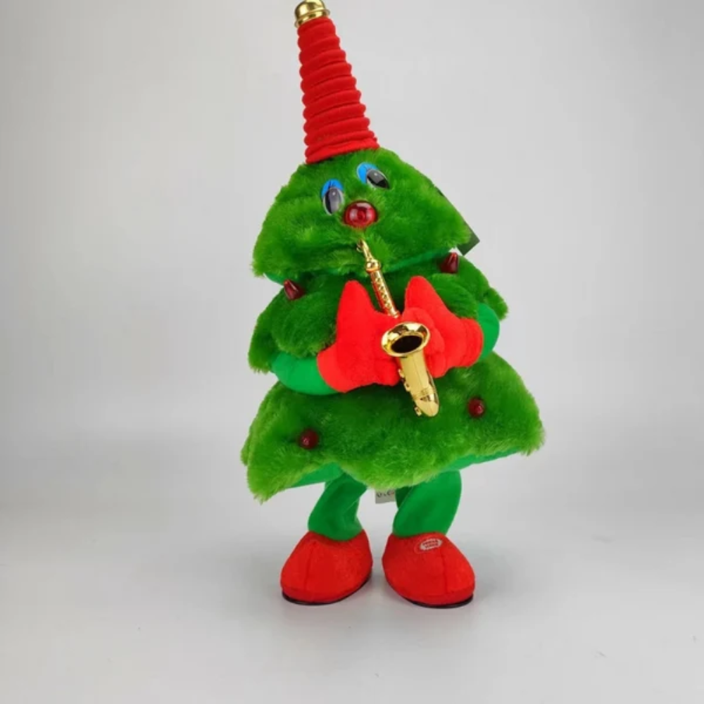 ChristmasTunes Musical Christmas Toy – Dancing Plush Decoration with LED Lights