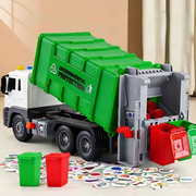 CityCleaner Garbage Truck Toy – Interactive Recycling Truck with Lights and Sounds for Kids