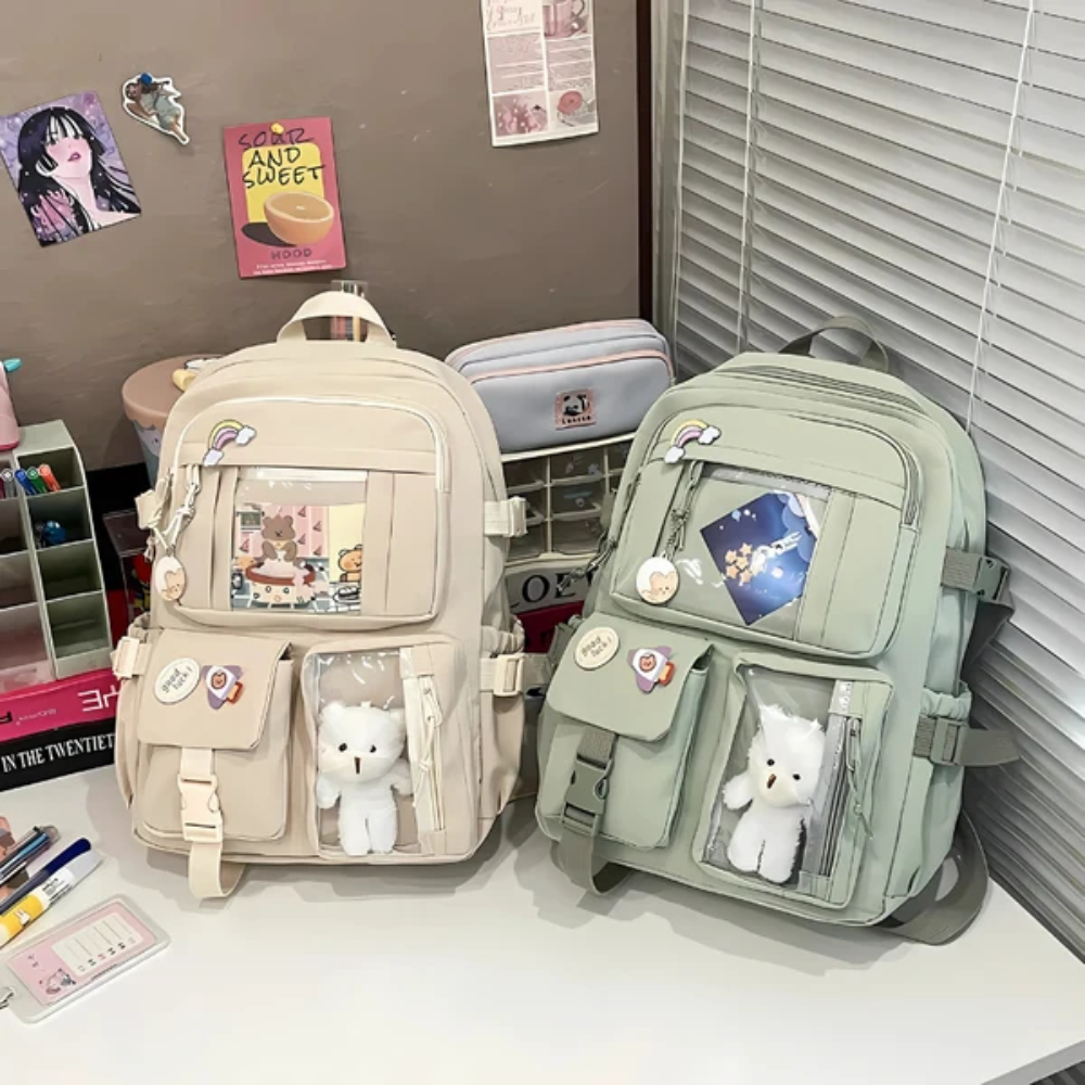 ClearTote Kids Backpack – Lightweight School Bag with Transparent Display Pocket