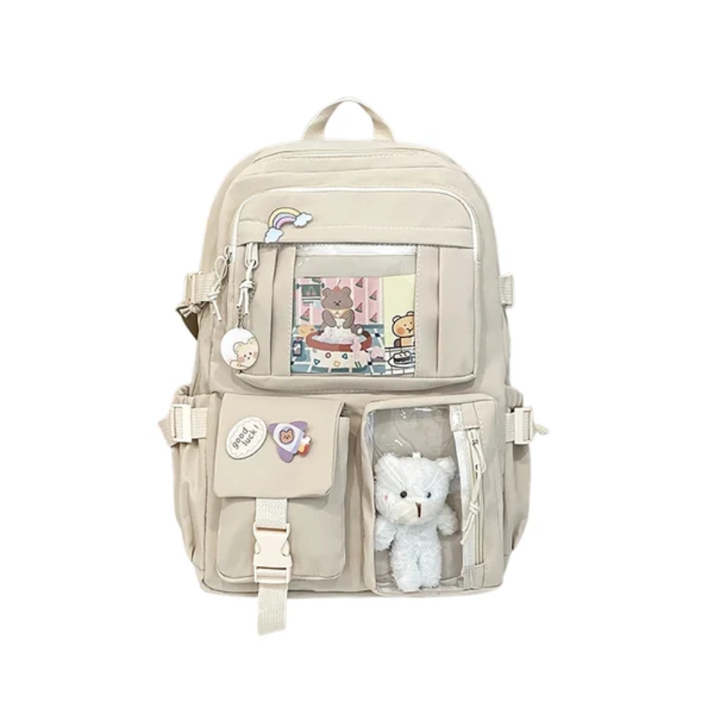 ClearTote Kids Backpack – Lightweight School Bag with Transparent Display Pocket