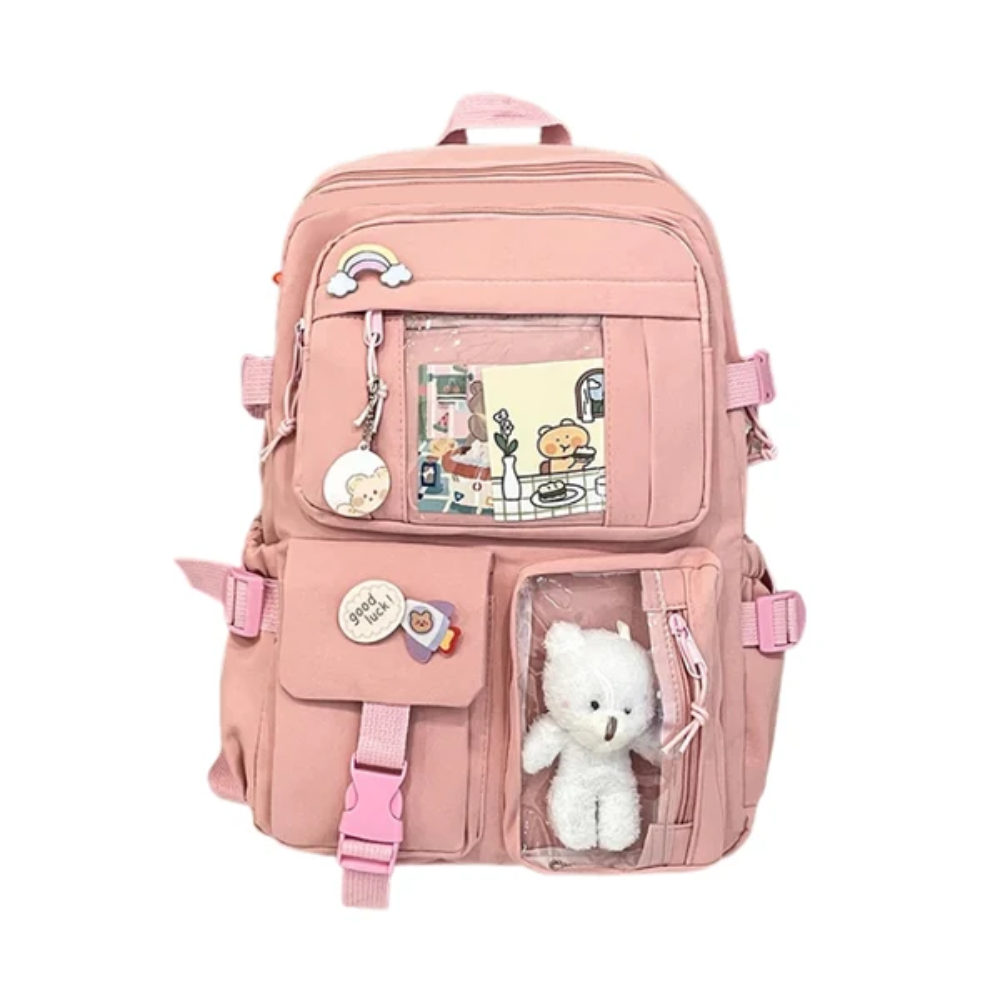 ClearTote Kids Backpack – Lightweight School Bag with Transparent Display Pocket