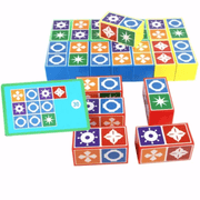 Color Matching Cube Puzzle Game – Pattern Building & Brain Teaser Game for Kids