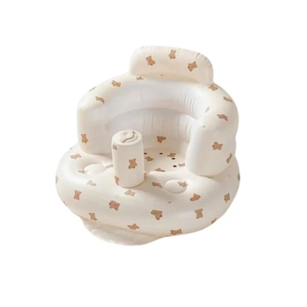 CuddleChair Inflatable Baby Seat – Portable Baby Sitting Chair with Built-In Air Pump