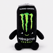 Monster Energy Plush Toy – Cute Black & Green Energy Drink Can Soft Toy