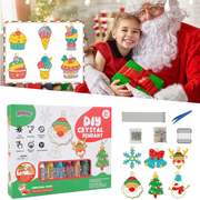 DIY Christmas Pendant Craft Kit – 6-Piece Ornament Decorating & Jewelry Making Set for Kids