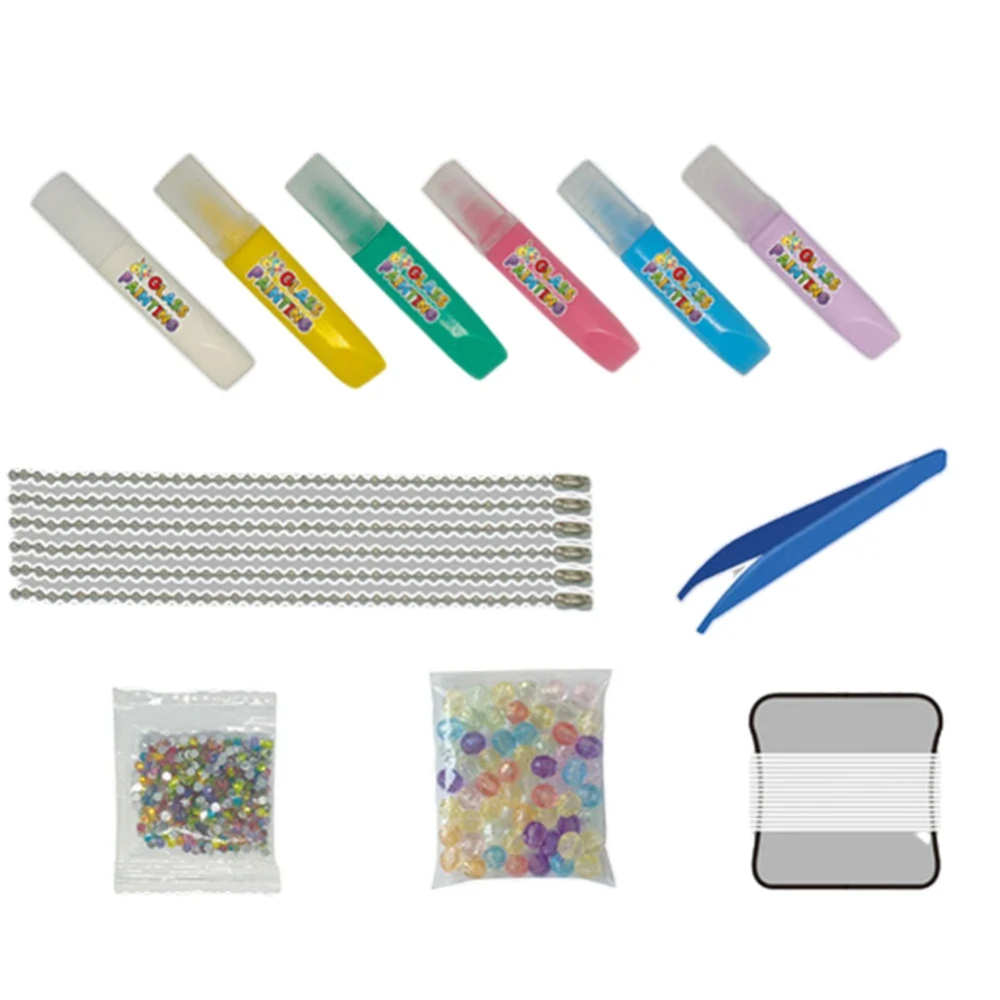 DIY Christmas Pendant Craft Kit – 6-Piece Ornament Decorating & Jewelry Making Set for Kids