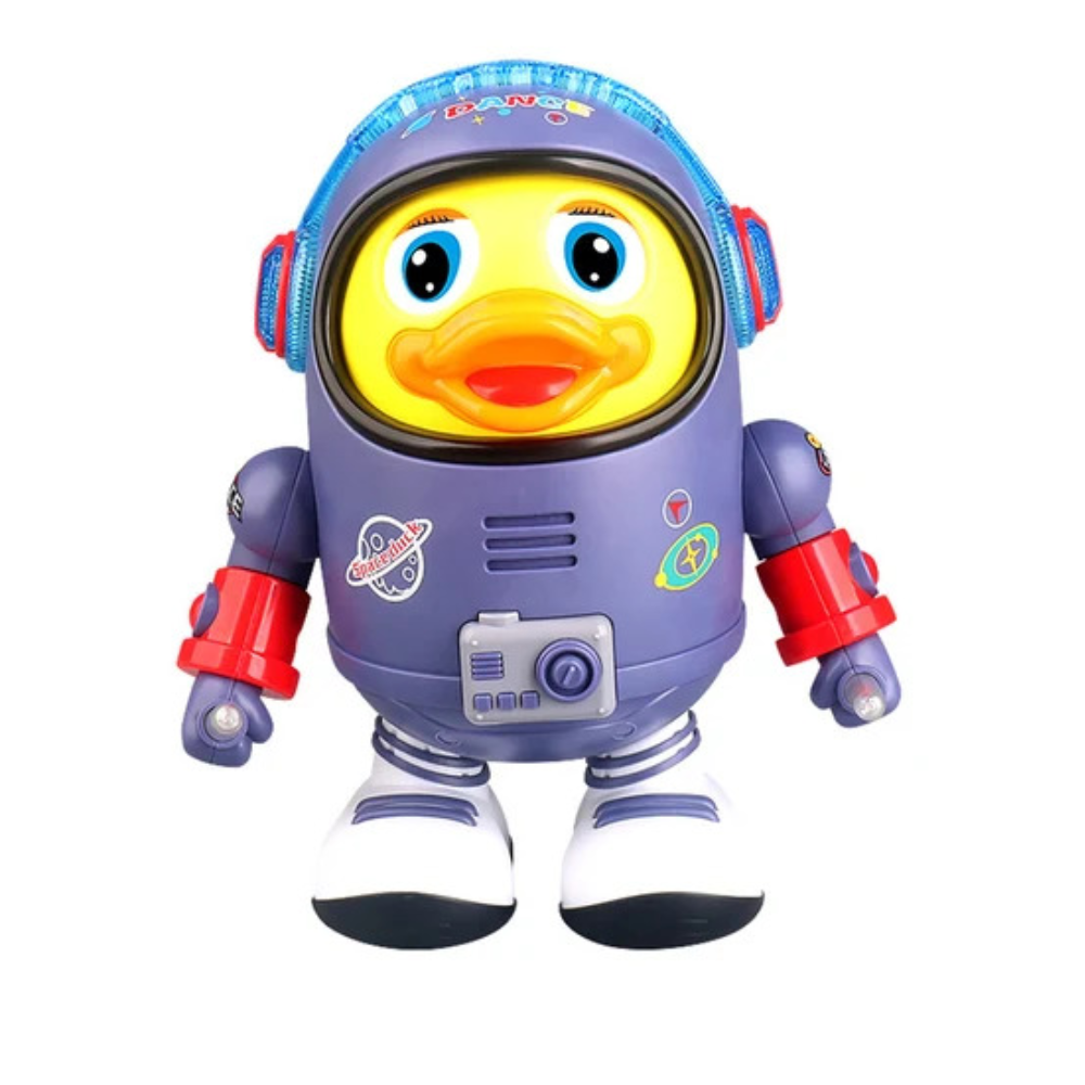 Dancing Duckonaut Musical Astronaut Toy – LED Light-Up Dancing Duck for Kids
