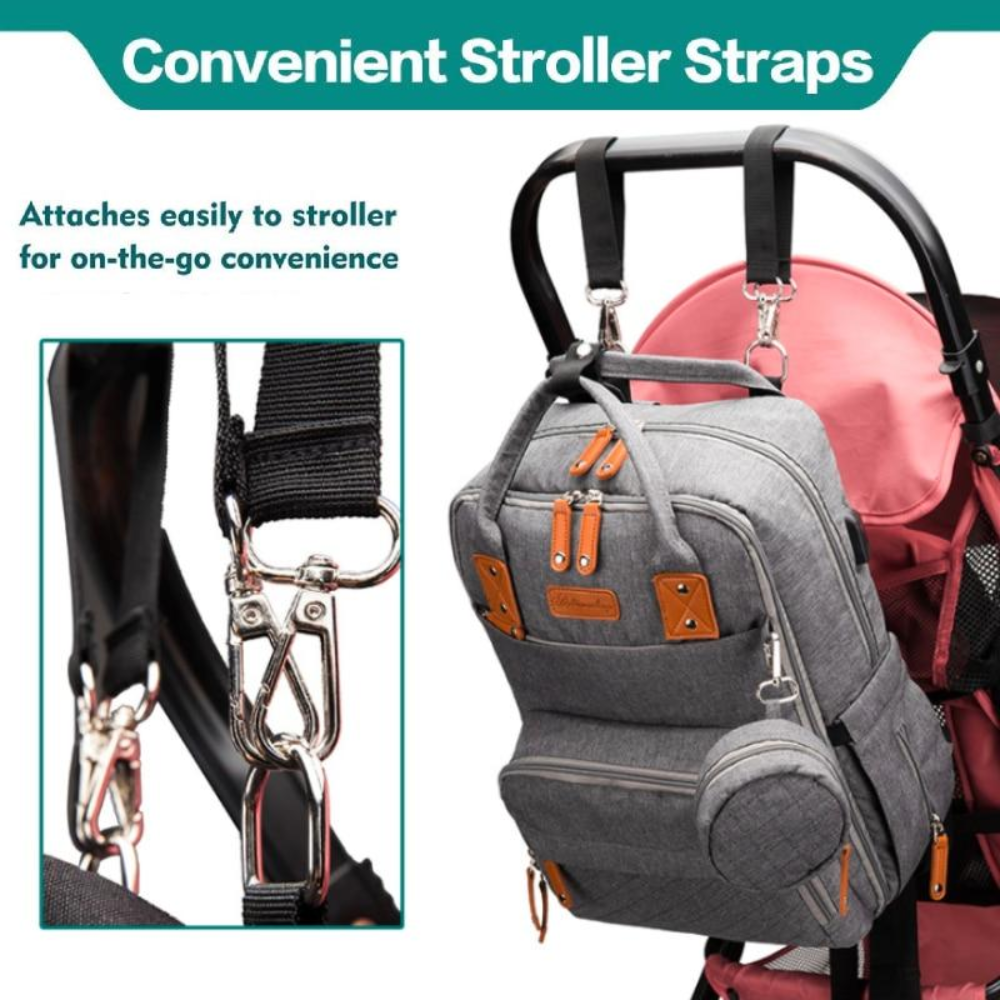 Baby Changing Bag Backpack – Multi Compartment Maternity Travel Organiser Bag