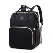 Diaper Bag Backpack – Multifunctional Baby Travel Bag with Fold-Out Changing Station