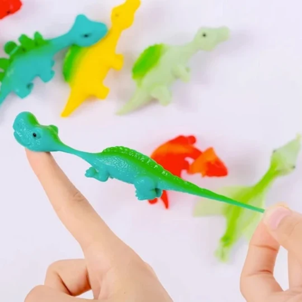 Dinosaur Slingshot Toys – Stretchy Flying Dinosaur Launchers for Kids