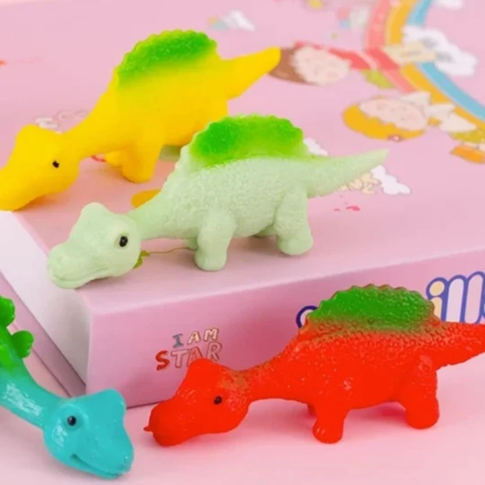 Dinosaur Slingshot Toys – Stretchy Flying Dinosaur Launchers for Kids