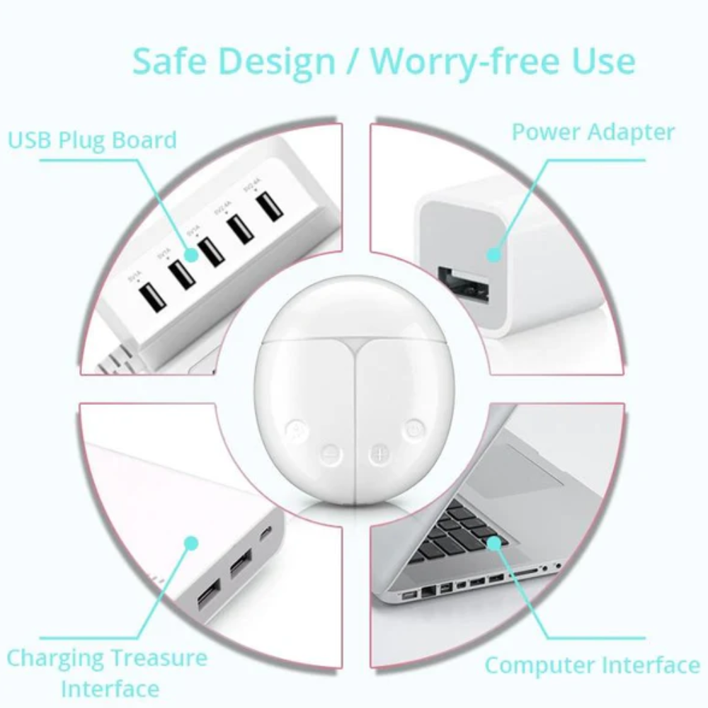 Portable Double Breast Pump Electric | Rechargeable Unit