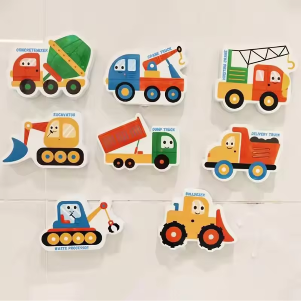 EVA Foam Animal Bath Toys for Kids – Floating Wall Stick Bath Set (Ages 2–4)