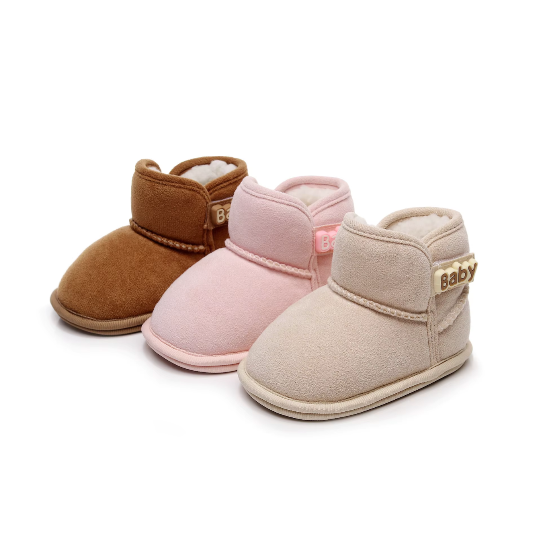 High Top Baby Booties Soft Sole | Slip On