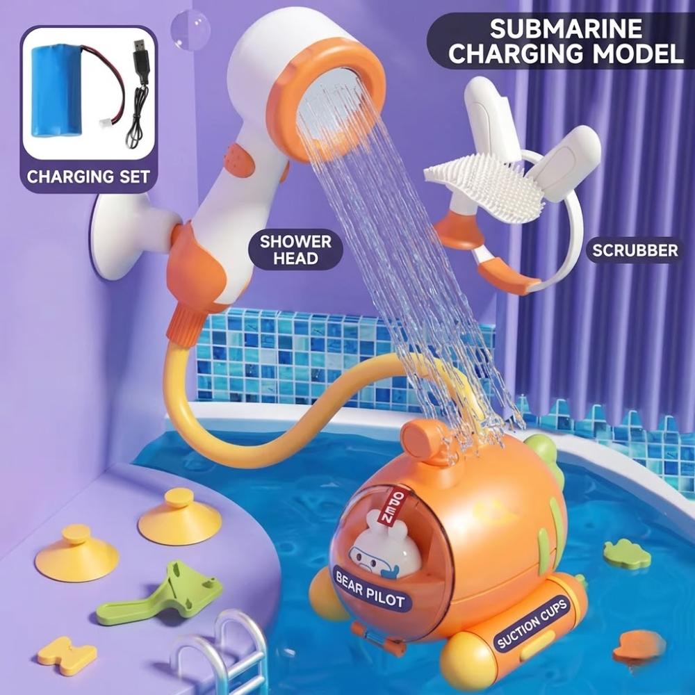 Electric Baby Bath Shower Toy – Water Spray Bath Toy for Infants & Toddlers