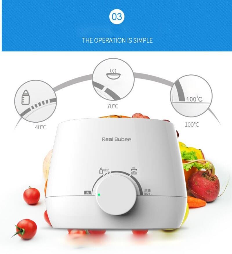 Electric Baby Bottle Warmer Steriliser Unit | Digital Display