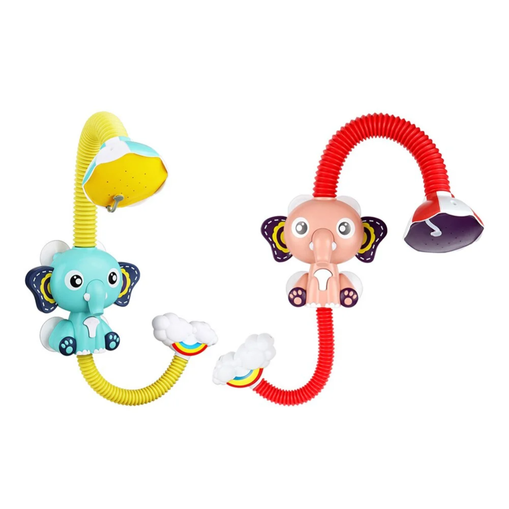 Elephant Baby Bath Shower Toy – Electric Handheld Sprinkler with Suction Cups