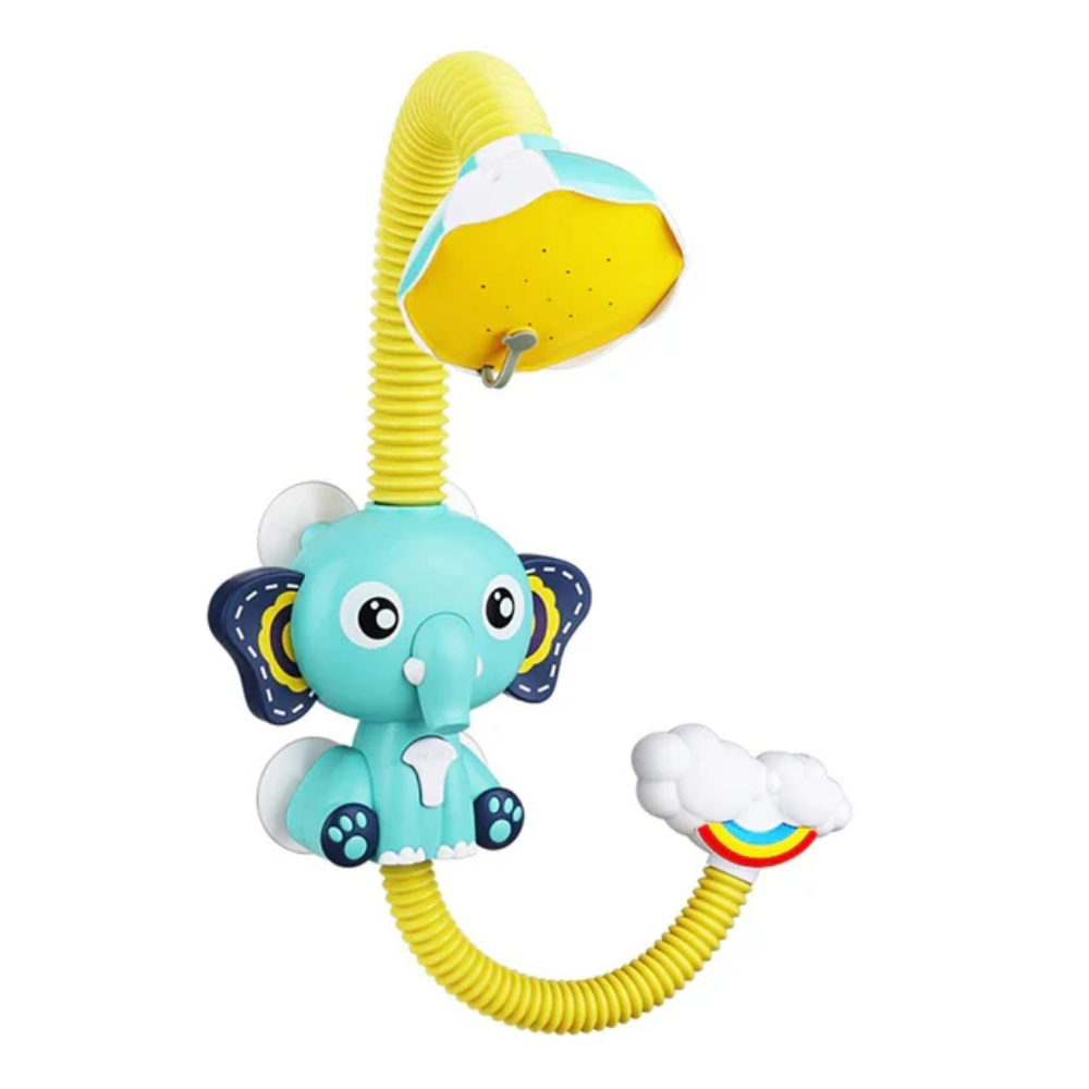 Elephant Baby Bath Shower Toy – Electric Handheld Sprinkler with Suction Cups