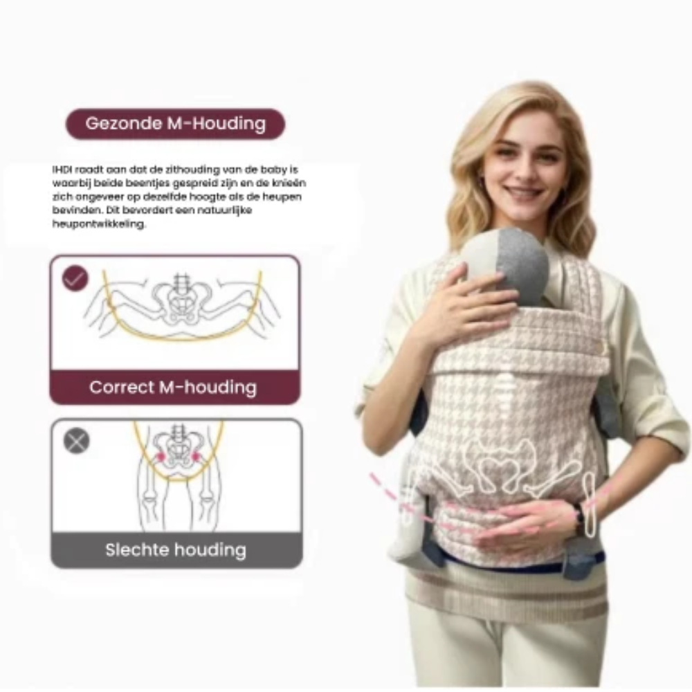 Ergonomic Baby Carrier – Adjustable Soft Baby & Toddler Sling