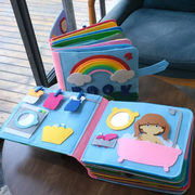 Feltastic Montessori Busy Book – Interactive Felt Storybook and Learning Toy for Kids