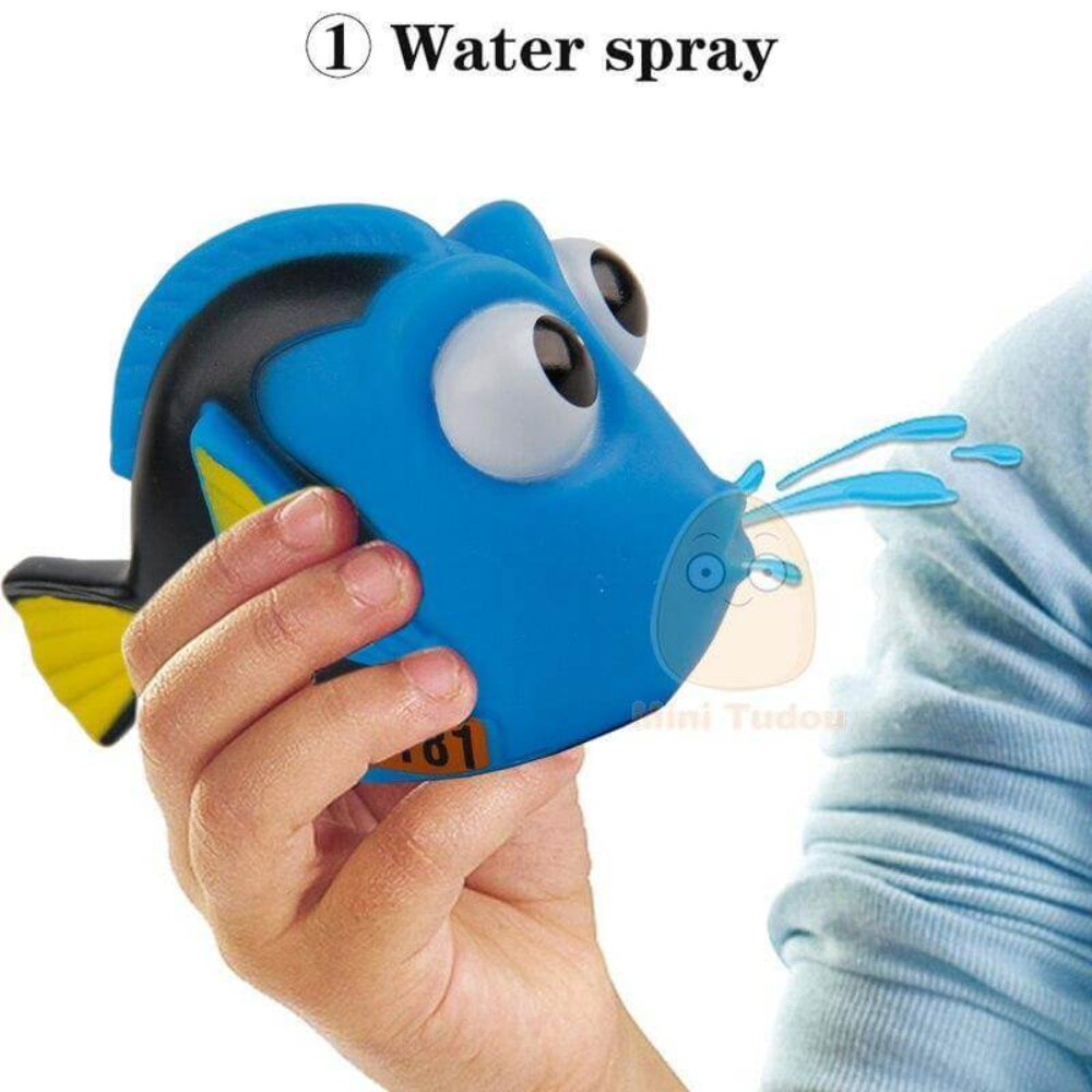 Baby Fish Bath Toy Set – Squeeze Water Bath Toys for Babies