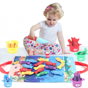 FishyFun Montessori Fishing Toy – Kids Educational Fishing, Counting and Sorting Game